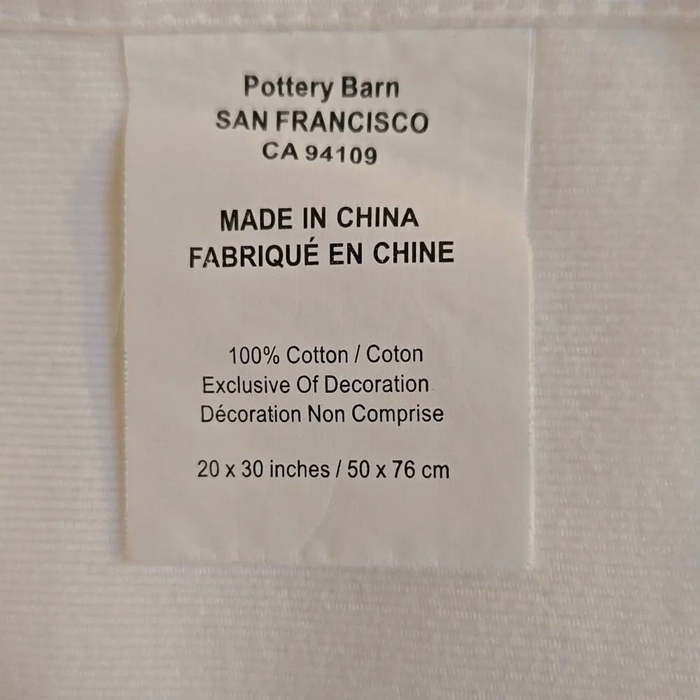 POTTERY BARN Dish / Bar Towel